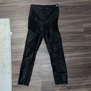 Free People Moto Leather Pants✨